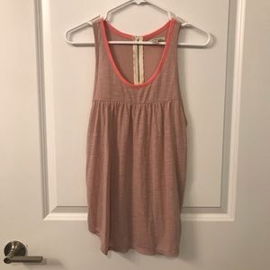 AMERICAN EAGLE OUTFITTERS Zipper Back Mauve Tank